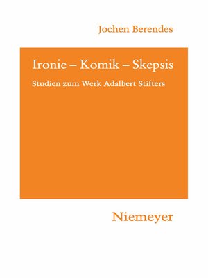 cover image of Ironie – Komik – Skepsis